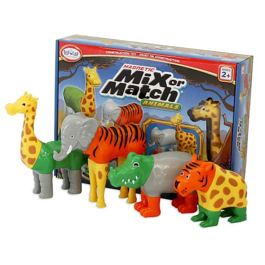 Popular Playthings&#xAE; Magnetic Mix or Match Jungle Animals